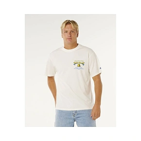 Koszulka męska RIP CURL Bells Pro 26 Bell Logo Tee biała Koszulka męska RIP CURL Bells Pro 26 Bell Logo Tee biała