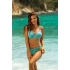 Damski dwuczęściowy strój kąpielowy Bora Bora 5 S940BR5 Zielony kwiatowy wzór - Self
