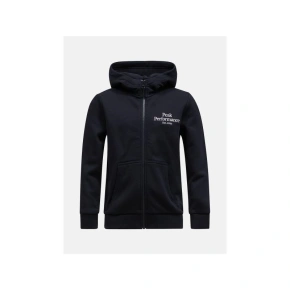 Bluza Peak Performance Jr Original Zip Hood czarny