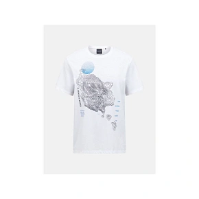 Koszulka PEAK PERFORMANCE Explore Graphic Tee Men biały pánské