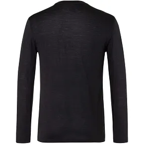 Koszulka z długim rękawem męska SUPER.NATURAL M 2 Pitch LS czarna pánské