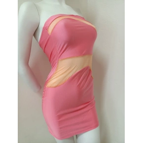 Seksowna sukienka damska ISF2213 różowa - Koucla