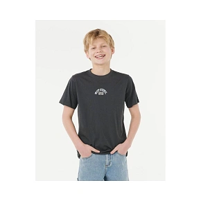 Koszulka RIP CURL TROPIC DAZE ART TEE -BOY czarna Koszulka RIP CURL TROPIC DAZE ART TEE -BOY czarna