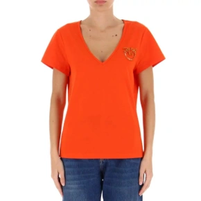 T-shirt Love Birds W 100372A0MA różowy - Pinko