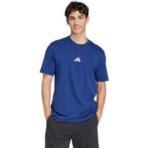 Koszulka męska adidas Essentials Small Logo Single Jersey niebieska JF1093 pánské Koszulka męska adidas Essentials Small Logo Single Jersey niebieska JF1093 pánské