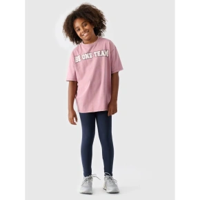 Legginsy dzianinowe dziewczęce 4F Junior 4FJWMM00TTIGF178-31S Legginsy dzianinowe dziewczęce 4F Junior 4FJWMM00TTIGF178-31S