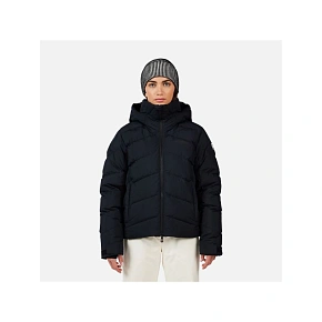 Kurtka narciarska damska ROSSIGNOL W WISPILE RIPSTOP DOWN JKT czarna Kurtka narciarska damska ROSSIGNOL W WISPILE RIPSTOP DOWN JKT czarna