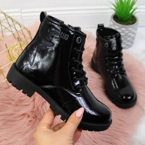 Dziewczęce spodnie Acorn Black Jr II374045 - Big Star