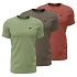 T-shirt męski (ZESTAW KOSZULEK 3 SZT.) 4F 4FWSS26TTSHM4480-90S pánské