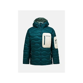 Kurtka puchowa męska PEAK PERFORMANCE M Helium Utility Down Hood Jacket kolor zielony pánské Kurtka puchowa męska PEAK PERFORMANCE M Helium Utility Down Hood Jacket kolor zielony pánské