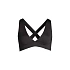 Stanik kąpielowy CASALL V-Neck Crossback Bikini Top kolor czarny
