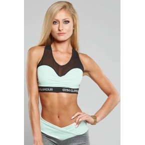 Damski biustonosz sportowy z siateczki morskiej - Gym Glamour