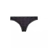 Stringi damskie 000QD3763E FTU czarne z wzorem - Calvin Klein