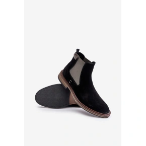 Pánské kotníkové boty Chelsea OO174154 Černá - Big Star Pánské kotníkové boty Chelsea OO174154 Černá - Big Star