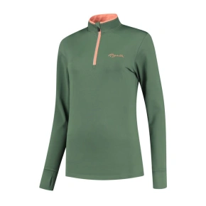 Rogelli bluza do biegania damska SNAKE zielona S