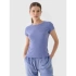 T-shirt slim gładki damski 4F 4FRAW24TTSHF2300-32S