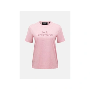 Koszulka damska PEAK PERFORMANCE W Original Tee kolor różowy Koszulka damska PEAK PERFORMANCE W Original Tee kolor różowy