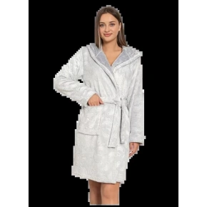 Szlafrok damski E06-5517 sv. szary - Cocoon