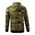 Pánská mikina bez knoflíků Camo M MLI-C1934 army - Malfini