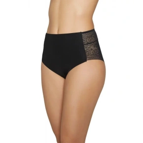 Majtki z wysokim stanem 19191 czarne - Ysabel Mora