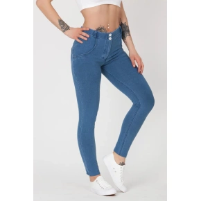 Dámské džíny - Mid Waist Light Blue - BST-JMWLB - Boost Jeans