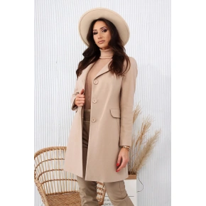 Płaszcz damski Emili Beige - Merce