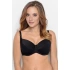 Biustonosz damski wzmocniony BS 281 Kate czarny - Gaia