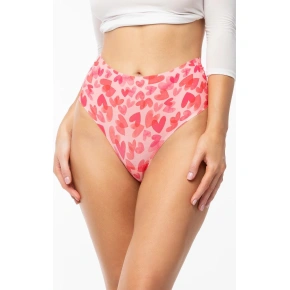 Brazylijska koszulka damska Love Vibes Simple Brasil Maxi Pink Mix - Julimex