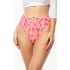 Brazylijska koszulka damska Love Vibes Simple Brasil Maxi Pink Mix - Julimex