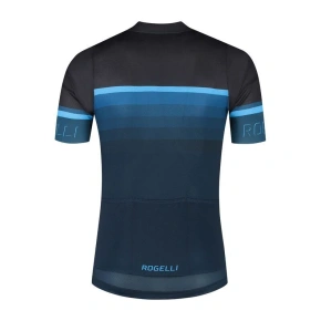 Rogelli koszulka HERO II czarno-niebieska 5XL Rogelli koszulka HERO II czarno-niebieska 5XL