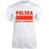 Unisex tričko Polsko 337914 Bílá s červenou - GEFFER