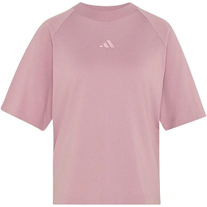 Koszulka damska adidas Kit Small Logo pudrowy róż KT0296 Koszulka damska adidas Kit Small Logo pudrowy róż KT0296