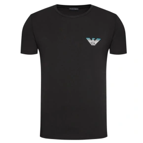 Koszula męska z krótkim rękawem - 110853 2R525 00020 - czarny - Emporio Armani