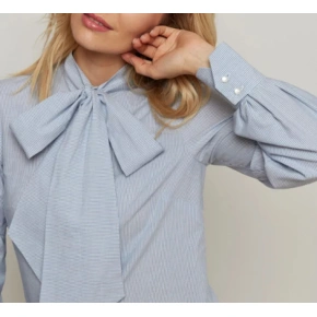 Koszula damska Kokarda niebiesko-biała - Bubala