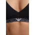 Biustonosz damski 164530 4R223 00020 czarny - Emporio Armani