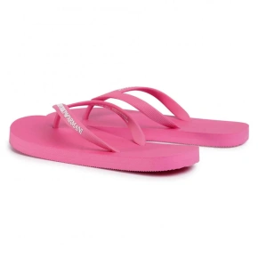 Japonki damskie X3QS04 XL827 M600 różowy - Emporio Armani Japonki damskie X3QS04 XL827 M600 różowy - Emporio Armani