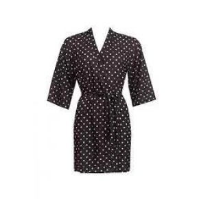 Damskie pareo plażowe 4 D80GR7-19 czarno-białe - Self