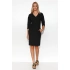 Sukienka damska M779 czarna - Makadamia