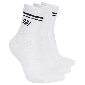 Skechers 3pk Wpk Wmn Ls Low Crew S601827-WHT Białe 39-42