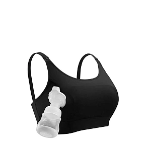 Momcozy biustonosz laktacyjny hands-free czarny 2XL Momcozy biustonosz laktacyjny hands-free czarny 2XL