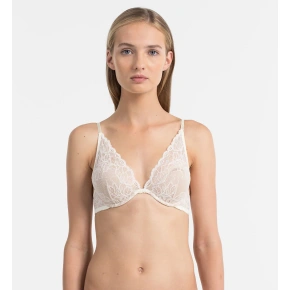 Biustonosz na fiszbinach QF1436E kość słoniowa - Calvin Klein