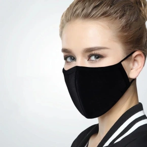 Dwuwarstwowy drapowany czarny - Hurt