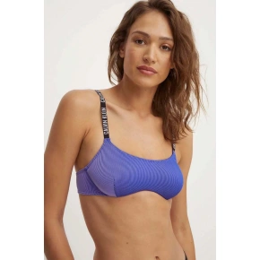 Biustonosz kąpielowy damski KW0KW02609 C86 Niebieski - Calvin Klein