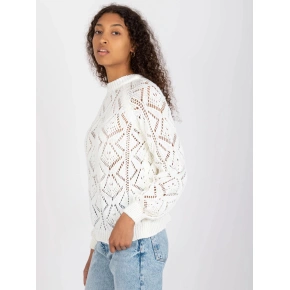 Sweter damski LC SW 0254.64 off-white - Rue Paris