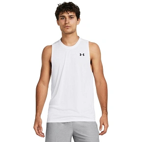 Męska koszulka bez rękawów UNDER ARMOUR UA TECH TANK 1382795-100 Męska koszulka bez rękawów UNDER ARMOUR UA TECH TANK 1382795-100