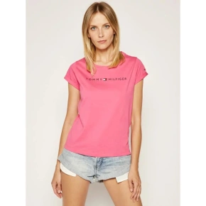 T-shirt damski UW0UW01618 TD0 różowy - Tommy Hilfiger