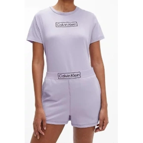 Zestaw szortów damskich - QS6804E 10B- fioletowy - Calvin Klein