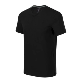 Koszulka Malfini Action V-neck M MLI-70001 czarny pánské