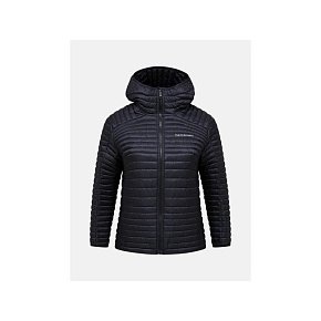 Kurtka damska PEAK PERFORMANCE W Monolight Synthetic Hood Jacket kolor czarny Kurtka damska PEAK PERFORMANCE W Monolight Synthetic Hood Jacket kolor czarny