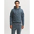Jack&Jones męska bluza z kapturem JJCLEVELAND SWEAT HOOD SN 12298441 TURBULENCE